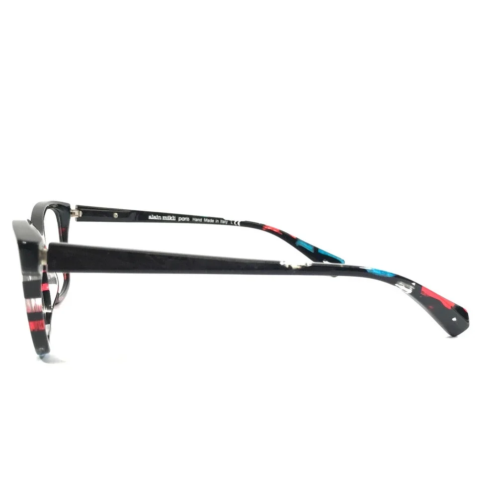 Alain Mikli Eyeglasses Frames A03037 009 Red Teal Noir Mikli Black 53-15-140